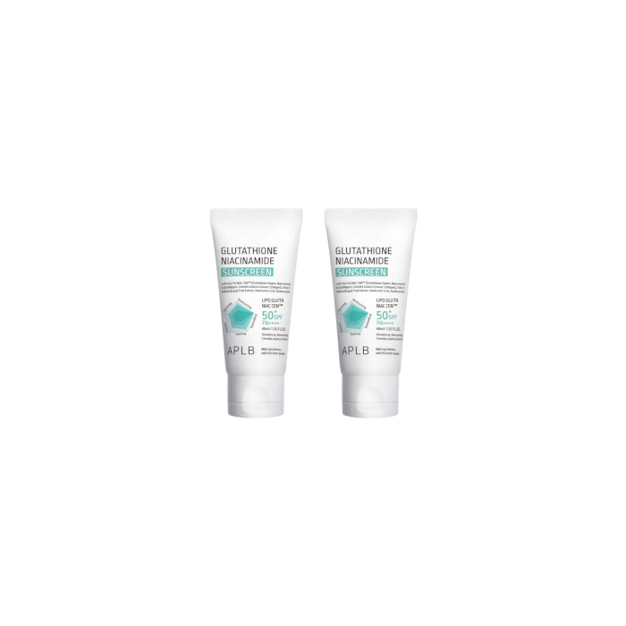 Wholesale APLB - Glutathione Niacinamide Sunscreen SFP50+ PA++++ - 40ml 2ea Set | Carsha
