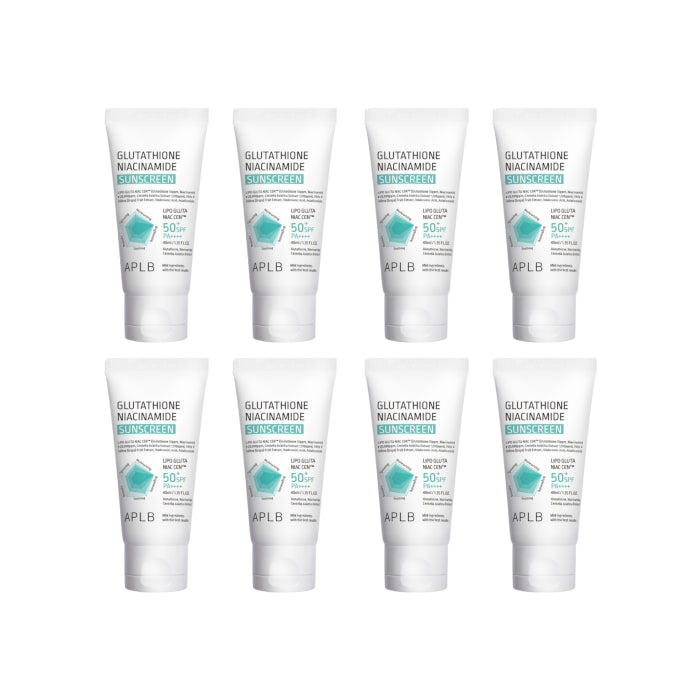 Wholesale APLB - Glutathione Niacinamide Sunscreen SFP50+ PA++++ - 40ml 8ea Set | Carsha