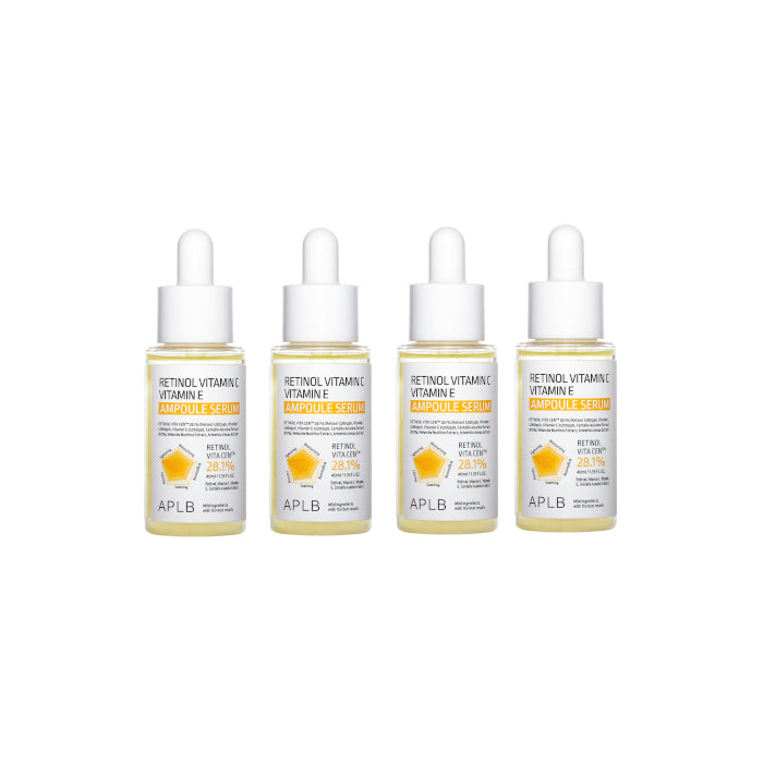 APLB - Retinol Vitamin C Vitamin E Ampoule Serum - 40ml (4ea) Set