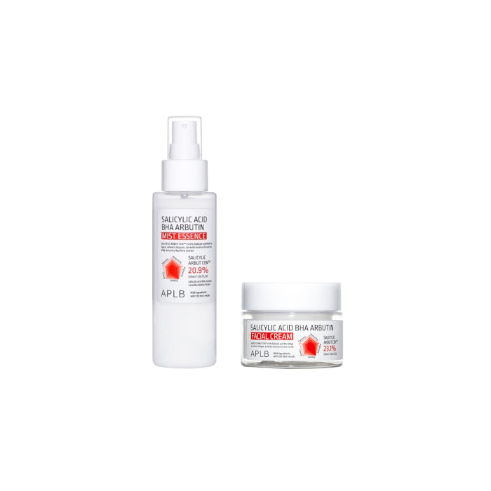 Wholesale APLB - Salicylic Acid BHA Arbutin Facial Cream - 55ml 1ea + Mist Essence - 105ml 1ea Set | Carsha