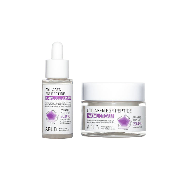 Wholesale APLB - Collagen EGF Peptide Ampoule Serum - 40ml 1ea + Facial Cream - 55ml 1ea Set | Carsha