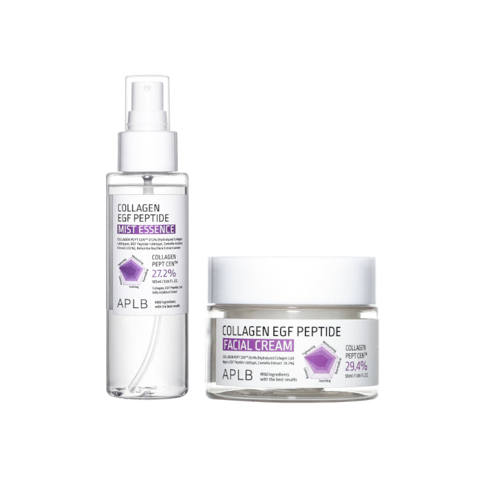 Wholesale APLB - Collagen EGF Peptide Facial Cream - 55ml 1ea + Mist Essence - 105ml 1ea Set | Carsha