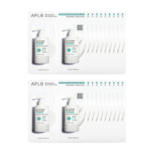 Wholesale APLB - Glutathione Niacinamide Body Lotion & Wash Sachet Pack - 20pcs Set | Carsha