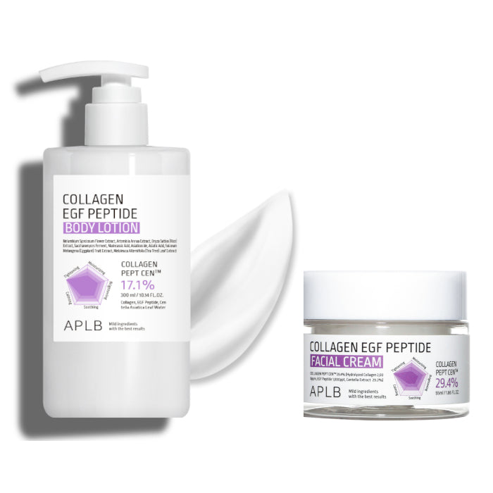 Wholesale APLB - Collagen EGF Peptide Body Lotion - 300ml 1ea X Facial Cream - 55ml 1ea Set | Carsha