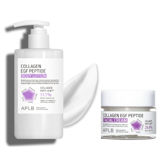 Wholesale APLB - Collagen EGF Peptide Body Lotion - 300ml 1ea X Facial Cream - 55ml 1ea Set | Carsha