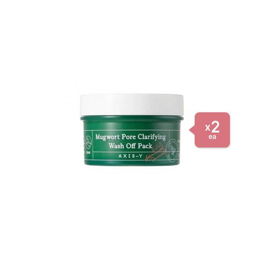 Wholesale Deal AXIS-Y - Mugwort Pore Clarifying Wash Off Pack - 100ml 2ea Set | Carsha