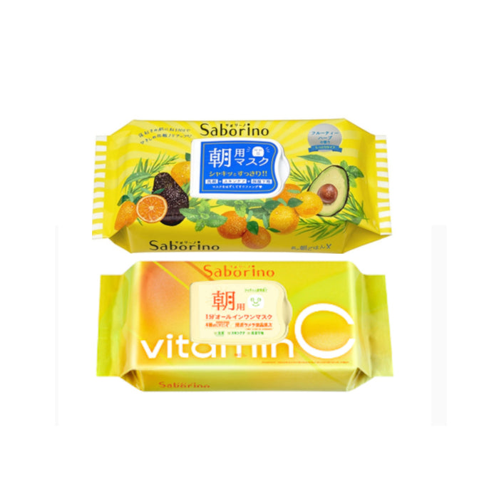 Wholesale BCL - Saborino Morning Mask - Fruity Herbal - 32pc 1ea & BCL - Saborino Morning Mask - 30 pc - Vitamin C 1ea | Carsha