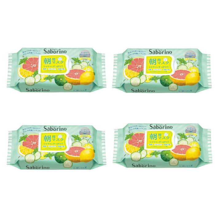 BCL - Saborino Morning Mask - Grapefruit - 32pc (4ea) Set