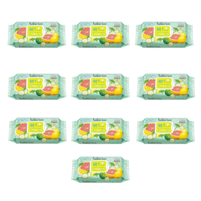 BCL - Saborino Morning Mask - Grapefruit - 32pc (10ea) Set