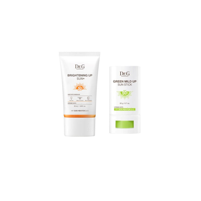 Wholesale Dr.G Green Mild Up Sun Stick SPF50+ PA++++ - 20g 1ea + Brightening Up Sun+ SPF50+ PA+++ - 50ml 1ea set | Carsha