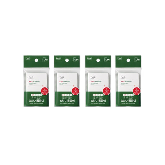 Wholesale Dr.G - R.E.D Blemish Oil Control Paper - 70 Sheets 4ea Set | Carsha