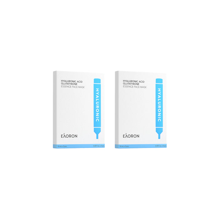 Wholesale EAORON - Hyaluronic Acid Glutathione Essence Face Mask - 10pcs Set | Carsha