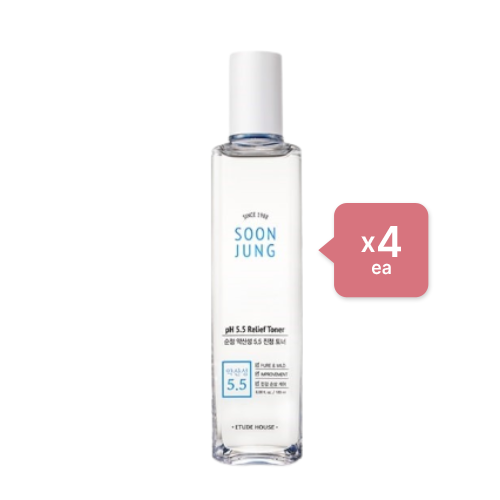 Wholesale Deal ETUDE - Soon Jung PH 5.5 Relief Toner - 200ml 4ea Set | Carsha
