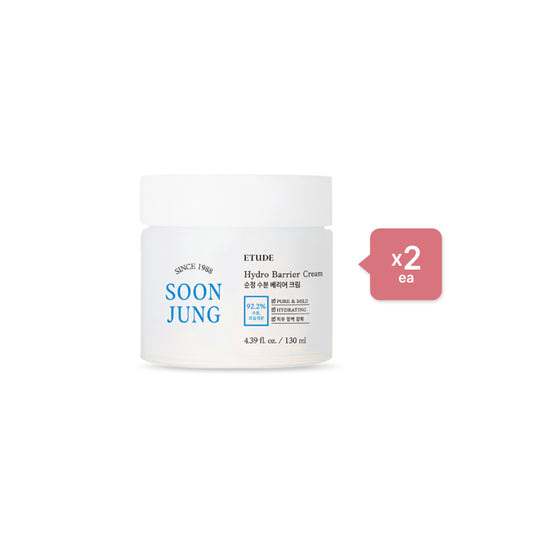 Wholesale Deal ETUDE - Soon Jung Hydro Barrier Cream - 130ml 2ea Set | Carsha