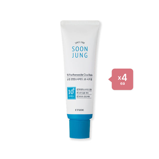 Wholesale DEAL ETUDE - Soon Jung 10-Panthensoside Cica Balm - 50ml 4ea Set | Carsha