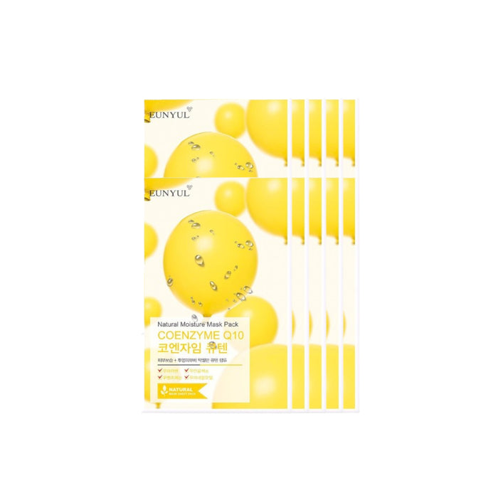 Wholesale EUNYUL - Natural Moisture Mask Pack - Coenzyme Q10 - 10pcs set | Carsha
