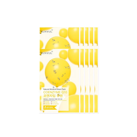 Wholesale EUNYUL - Natural Moisture Mask Pack - Coenzyme Q10 - 10pcs set | Carsha