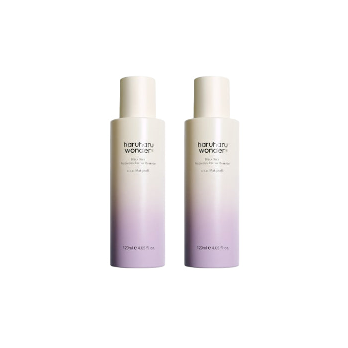 Wholesale haruharu wonder - Black Rice Probiotics Barrier Essence Milky Essence - 120ml 2ea Set | Carsha