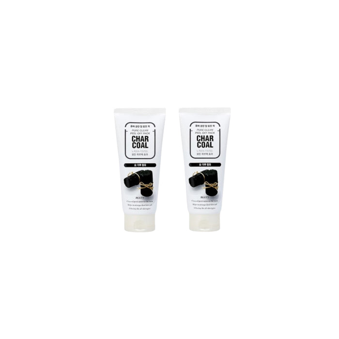 Wholesale Jigott - Pure Clean Peel Off Pack No.Charcoal - 180ml 2ea Set | Carsha