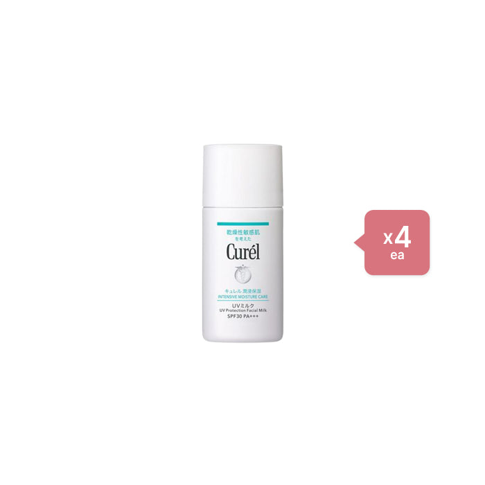 Wholesale Kao - Curel Intensive Moisture Care UV Protection Facial Milk SPF30 PA+++ - 30ml 4ea Set | Carsha