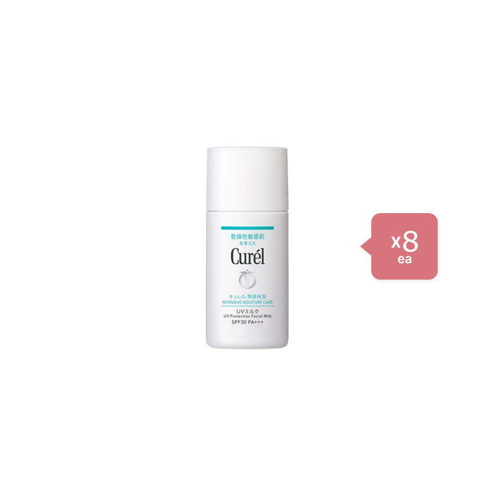 Wholesale Kao - Curel Intensive Moisture Care UV Protection Facial Milk SPF30 PA+++ - 30ml 8ea Set | Carsha