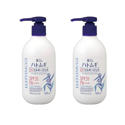 Wholesale KUMANO COSME - Reihaku Hatomugi UV Milky Gel SPF31 PA+++ - 250g 2ea Set | Carsha
