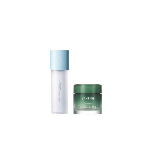 Wholesale LANEIGE - Water Bank Blue Hyaluronic Essence Toner For Combination To Oily Skin - 160ml 1ea + Cica Sleeping Mask - 60ml... | Carsha