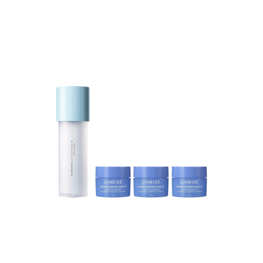 Wholesale LANEIGE - Water Bank Blue Hyaluronic Essence Toner For Combination To Oily Skin - 160ml 1ea + Water Sleeping Mask EX - 15ml... | Carsha