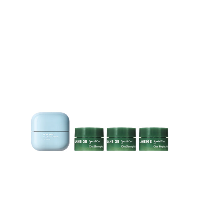 Wholesale LANEIGE - Water Bank Blue Hyaluronic Eye Cream - 25ml 1ea + Cica Sleeping Mask - 10ml 3ea Set | Carsha