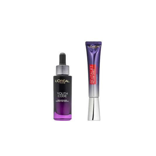 Wholesale L'OREAL PARIS - Revitalift Filler HA Eye Cream For Face - 30ml 1ea + Youth Code Skin Activating Ferment Pre-Essence Serum -... | Carsha