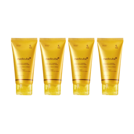 Wholesale medicube - Kojic Acid Turmeric Night Wrapping Mask - 75ml 4ea Set | Carsha