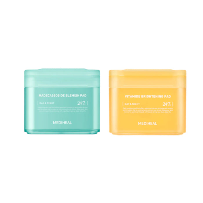 Wholesale Mediheal - Madecassoside Blemish Pad - 100ea 1ea + Vitamide Brightening Pad - 100ea 1ea Set | Carsha