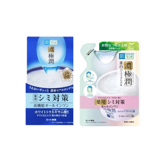 Wholesale Rohto Mentholatum - Hada Labo Koi-Gokujyun Whitening Perfect Gel & Refill Set | Carsha