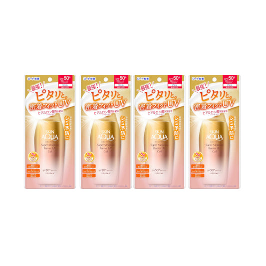 Wholesale Rohto Mentholatum Skin Aqua Super Moisture Barrier UV Gel SPF50+ PA++++ 100g 4ea Set | Carsha