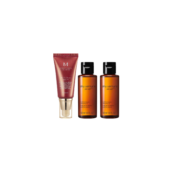 Wholesale MISSHA x Shu Uemura - M Perfect Cover BB Cream #23 Natural Beige X Shu Uemura - Ultime8 Sublime Beauty Cleansing Oil - 50ml 2pc | Carsha
