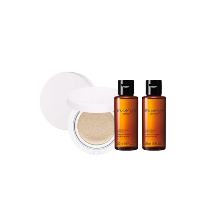 Wholesale MISSHA x Shu Uemura - Magic Cushion Cover Lasting - No.21 X Shu Uemura - Ultime8 Sublime Beauty Cleansing Oil - 50ml 2pc | Carsha