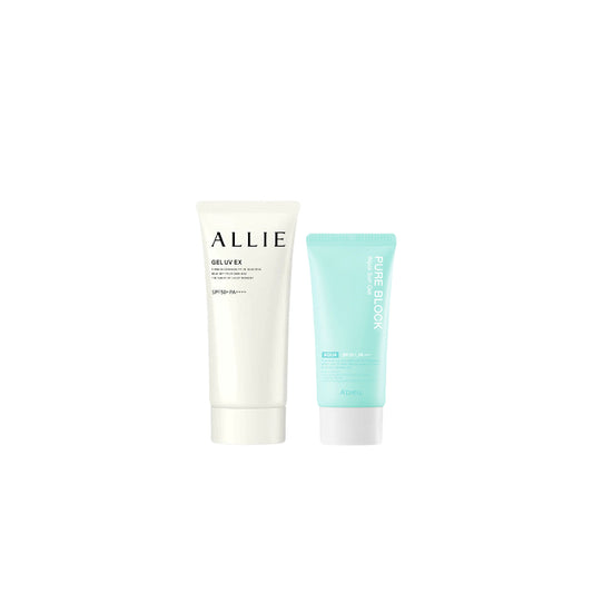 Wholesale A'PIEU - Pure Block Aqua Sun Gel SPF50+ PA+++ X Kanebo - Allie Gel UV EX SPF50+ PA++++ - 90g New Version of ALLIE - Extra UV... | Carsha