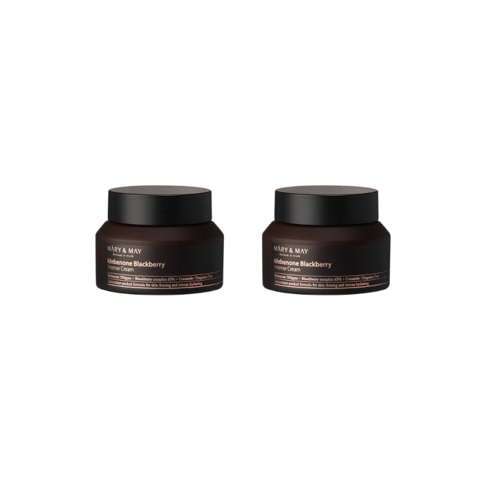 Wholesale Mary&May - Idebenone + Blackberry Complex Intensive Total Care Cream - 70g 2ea Set | Carsha