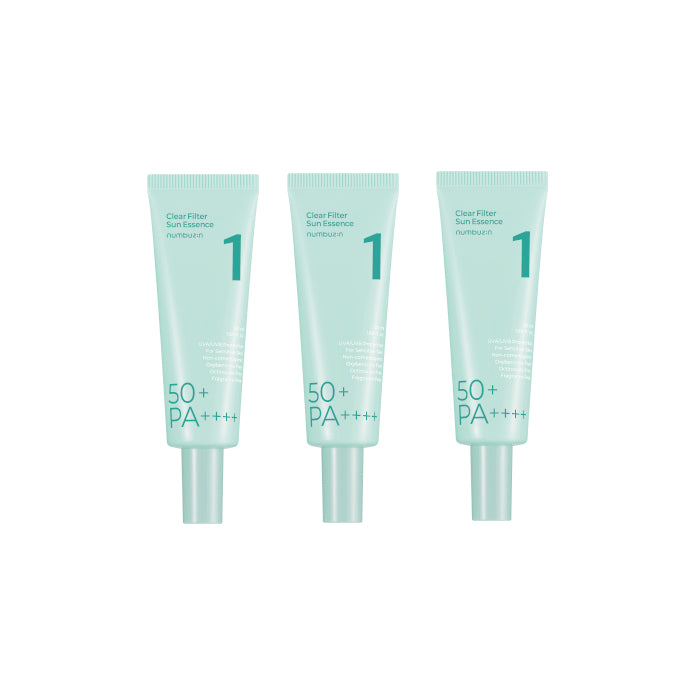 [DEAL]numbuzin - No.1 Clear Filter Sun Essence SPF 50+ PA ++++ - 50ml (3ea) Set