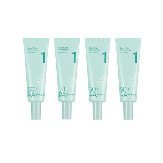 Wholesale DEAL numbuzin - No.1 Clear Filter Sun Essence SPF 50+ PA ++++ - 50ml 4ea Set | Carsha