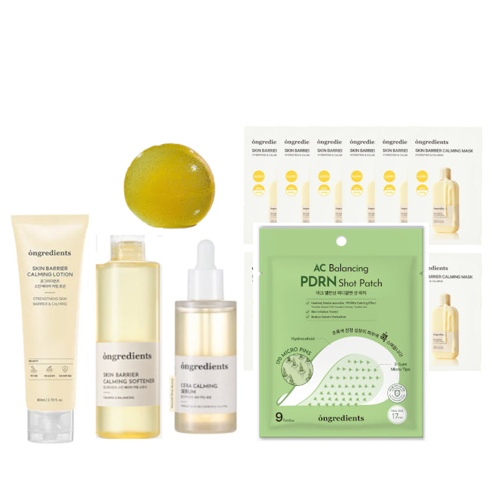 Wholesale ongredients - Skin Barrier Calming Collection Set B + AC Balancing PDRN Shot Patch - 9patches | Carsha