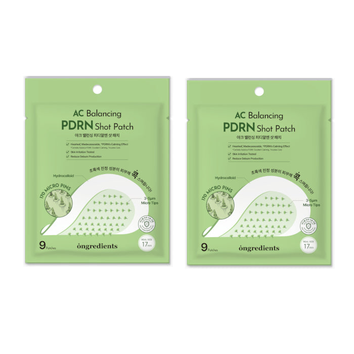 Wholesale ongredients - AC Balancing PDRN Shot Patch - 9patches 2ea Set | Carsha