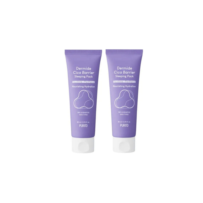 Wholesale DEAL Purito SEOUL - Dermide Cica Barrier Sleeping Pack - 80ml 2ea Set | Carsha