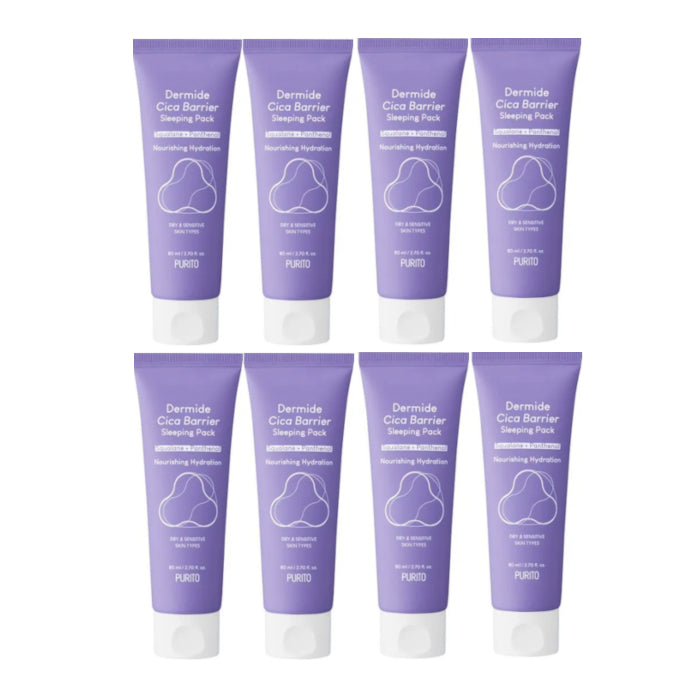 Wholesale Purito SEOUL - Dermide Cica Barrier Sleeping Pack - 80ml 8ea Set | Carsha
