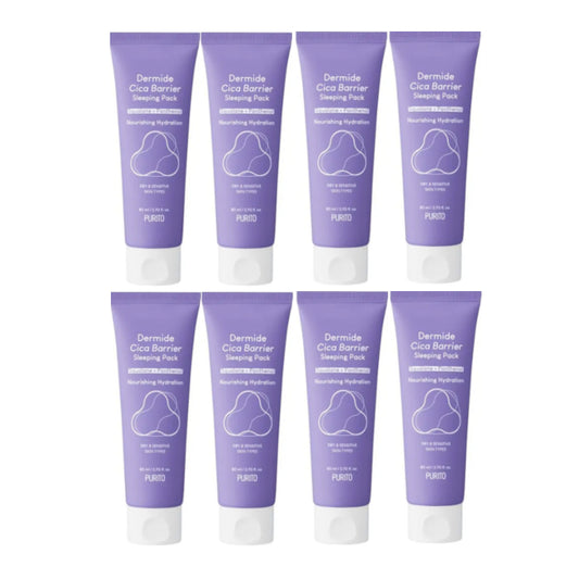 Wholesale Purito SEOUL - Dermide Cica Barrier Sleeping Pack - 80ml 8ea Set | Carsha
