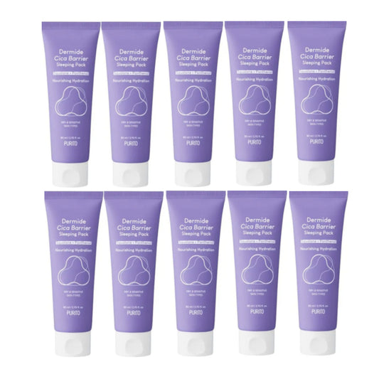 Wholesale Purito SEOUL - Dermide Cica Barrier Sleeping Pack - 80ml 10ea Set | Carsha