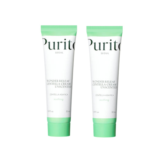 Wholesale Purito SEOUL - Wonder Releaf Centella Cream Unscented - 50ml 2ea Set | Carsha