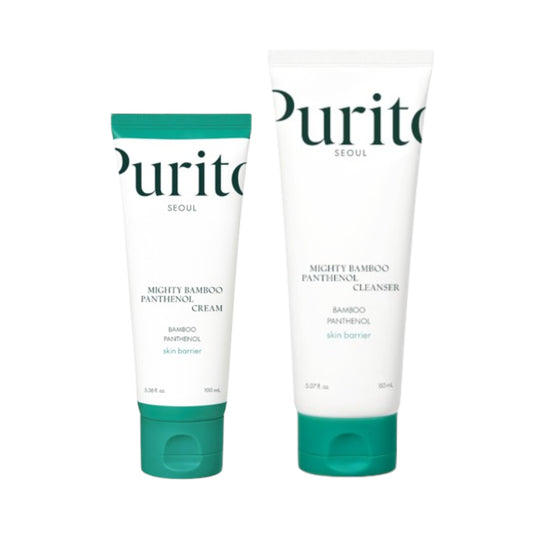 Wholesale DEAL Purito SEOUL - Mighty Bamboo Panthenol Cream + Cleanser Set | Carsha