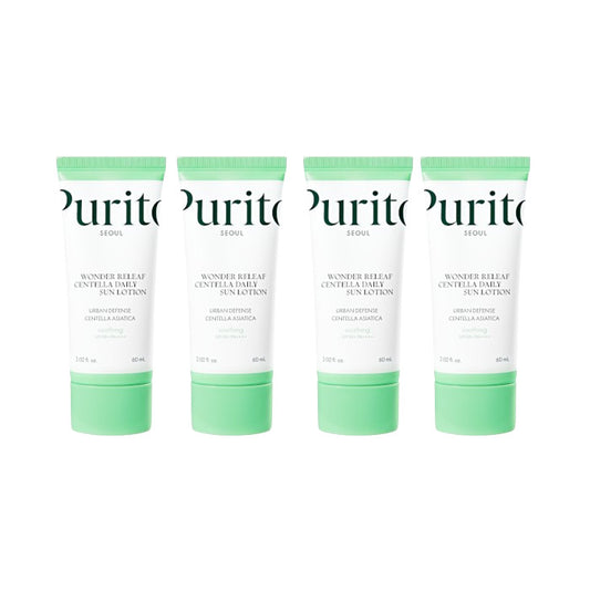 Wholesale Purito SEOUL - Wonder Releaf Centella Daily Sun Lotion SPF50+ PA++++ - 60ml 4ea Set | Carsha