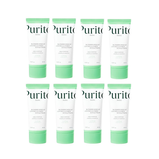Wholesale Purito SEOUL - Wonder Releaf Centella Daily Sun Lotion SPF50+ PA++++ - 60ml 8ea Set | Carsha